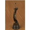 Image 4 : Art Deco Nude Dancer Hand Made Hot Cast Real Bronze Sculpture Figurine Figure NR