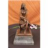 Image 1 : Large Signed~Chiparus~ Sitting Egyptian Nude Princess Bronze Marble Sculpture