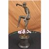 Image 4 : Bronze French Sculptor Chiparus Russian Tamborine Dancer Scuptor