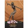 Image 1 : Large Balance Dancer by Romanian Artist Chiparus Bronze Marble Sculpture