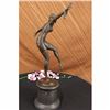 Image 4 : Large Balance Dancer by Romanian Artist Chiparus Bronze Marble Sculpture