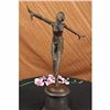 Image 5 : Large Balance Dancer by Romanian Artist Chiparus Bronze Marble Sculpture
