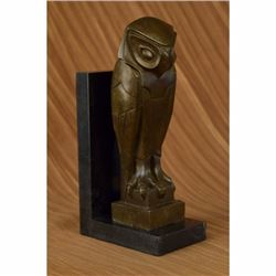 Salvador Dali Abstract Modern Art Owl Bronze Sculpture Marble Statue Home Decor