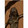 Image 5 : Signed Aldo Vitaleh Beauty Ribbon Dancer Bronze Sculpture Marble Original Statue