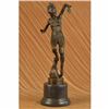 Image 1 : Signed Original Aldo Vitaleh Professional Dancer Ballerina Bronze Sculpture LRGE