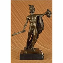 Signed Aldo Vitaleh tribute to Cellini Perseus Beheading the Medusa Bronze sale