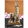 Image 3 : ART Deco Bronze Marble STATUE Greek SEA God Poseidon Sculpture