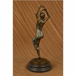 Art Deco Ballerina Dancer Dance Bronze Sculpture by Vitaleh Hot Cast Home Decor
