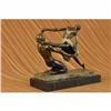 Image 4 : Original Unique Aldo Vitaleh Multi Color 2 Ballerina Ballet Dance Bronze Statue
