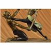 Image 5 : Original Unique Aldo Vitaleh Multi Color 2 Ballerina Ballet Dance Bronze Statue