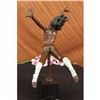 Image 5 : Signed Semi Nude Acrobat Girl by Lucien Alliot Bronze Sculpture Marble Statue