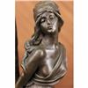 Image 3 : Signed~Thomas~Princess is Being Held Captive Bronze Sculpture Marble Statue
