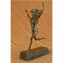 Original Jean Patoue Original Art Deco Gypsy Dancer Bronze Sculpture Statue SALE