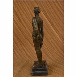 Rare Salvador Dali Elegant Woman Abstract Modern Art Sculpture Marble Figurine