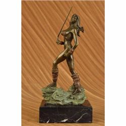 Sexy Valkyrie Norse Mythology Warrior Goddess Fantasy Art Viking Bronze Figurine