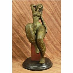 Hot Cast Original Roelna Tribute to Botero Style Classical Chubby Female Bronze