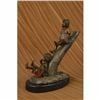 Image 3 : Original Art Taylor Home Decor Children on Tree Bronze Sculpture Statue Figurine