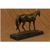 Image 5 : Large Signed Barye Arabian Racing Horse Mere Stallion Race OTB Bronze Sculpture