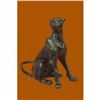 Image 1 : Cougar Panther Jaguar Cat Collector Bronze Bookend Statue Paperweight Art Deco