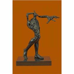 Collector Edition by Salvador Dali Exaggerated Female Bronze Sculpture Marble