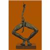 Image 1 : Limited Edition Exaggerated Woman Form Bronze Sculpture Classic Abstract Statue
