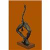 Image 2 : Limited Edition Exaggerated Woman Form Bronze Sculpture Classic Abstract Statue