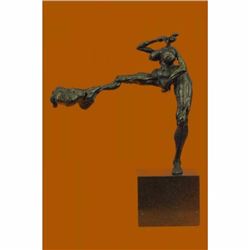 Signed Original R.Cook Limited Edition Nude Naked Girl Bronze Sculpture Figurine