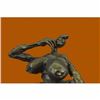 Image 4 : Signed Original R.Cook Limited Edition Nude Naked Girl Bronze Sculpture Figurine