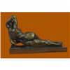 Image 3 : Hot Cast Abstract Nude Female Bronze Sculpture Tribute Moore Marble Base Statue
