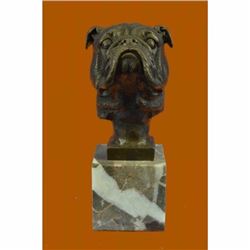 Little British bulldog bronze - animal Vienna bronze Hot Sculpture Figurine Deal