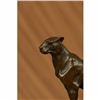 Image 5 : Signed Bugatti Book End Bookend Cougar Mountain Lion Bronze Sculpture Statue