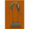 Image 1 : Contemporary Romantic Parrot Couple Bronze Sculptures Limited Edition Figurine