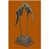 Image 4 : Contemporary Romantic Parrot Couple Bronze Sculptures Limited Edition Figurine