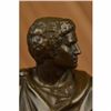 Image 5 : Caesar Vatican Art Portrait Bust Bookend Elegant Bronze Marble Statue Bookshelf