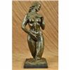 Image 1 : Signed Original Abstract Modern Art Female Torso Bronze Sculpture Marble Statue