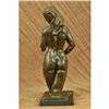 Image 3 : Signed Original Abstract Modern Art Female Torso Bronze Sculpture Marble Statue