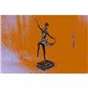 Image 2 : VINTAGE LARGE ART DECO DANCER BALLERINA BRONZE SCULPTURE SIGNED FIGURE HOME DECO