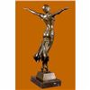 Image 3 : Signed original French Artesian Jean Patoue Free Air Dancer Bronze Sculpture Art