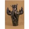 Image 1 : Large Hot Cast Exquisite Nude Nymph by Chalon Bronze Sculpture Statue Decor Gift