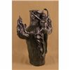 Image 2 : Large Hot Cast Exquisite Nude Nymph by Chalon Bronze Sculpture Statue Decor Gift