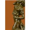 Image 5 : Classical Bronze Sculpture Depicting a lady Holding Jug of Wine Marble Figurine