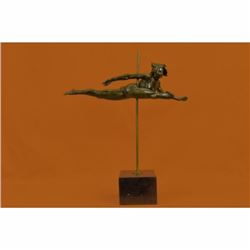 Rhythmic Gymnast Olympic Memorabilia by Vitaleh Bronze Sculpture Hotcast Statue