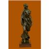 Image 1 : Signed Original Aldo Vitaleh 1920 Style Model Bronze Sculpture Marble Statue Art