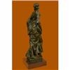 Image 3 : Signed Original Aldo Vitaleh 1920 Style Model Bronze Sculpture Marble Statue Art