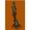Image 4 : Signed Original Aldo Vitaleh 1920 Style Model Bronze Sculpture Marble Statue Art
