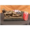 Image 2 : Sign Original Milo Tribute to Botero Nude Relaxed woman Bronze Marble