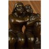 Image 5 : Signed Botero Lesbian Couple Abstract Modern Art Sculpture Marble Statue Figure