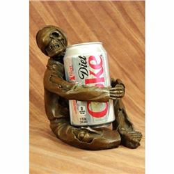 Hot Cast Home Decor Halloween Decor Skeleton Wine Holder Kitchen Art Deco Figure