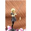 Image 2 : Signed Preiss Little Girl Fishing Bronze Sculpture Statue Figurine