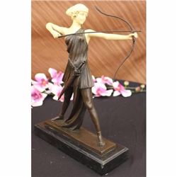 Signed Diana the Hunter, also known as Diana Nemorensis Sculpture